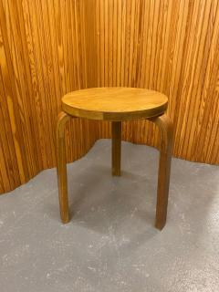 Alvar Aalto Iconic Alvar Aalto 3 legged Stool Model 60 In Birch Artek 1950s - 4125401
