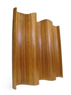 Alvar Aalto Jomaine Baumann 1930s French Art Deco tambour screen room divider - 3343468