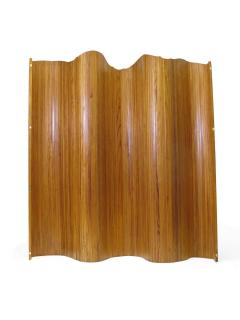 Alvar Aalto Jomaine Baumann 1930s French Art Deco tambour screen room divider - 3343469