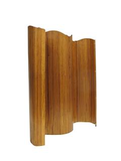 Alvar Aalto Jomaine Baumann 1930s French Art Deco tambour screen room divider - 3343476