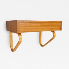 Alvar Aalto Minimalist Alvar Aalto Drawer Wall Shelf Model B 114 1950s for Artek - 3995444