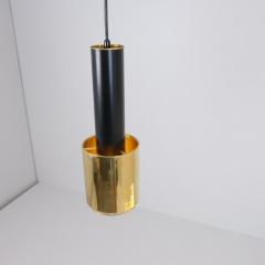 Alvar Aalto Pair of Alvar Aalto Brass Black Hand Grenade Pendants A110 Valaistusty 1950s - 4345599