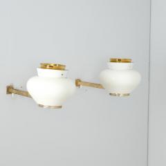 Alvar Aalto Pair of Alvar Aalto Commissioned Scones in White Brass Valaistusty 1950s - 4621732
