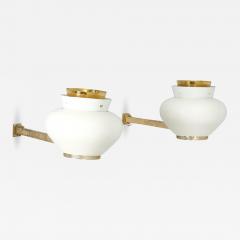 Alvar Aalto Pair of Alvar Aalto Commissioned Scones in White Brass Valaistusty 1950s - 4633789