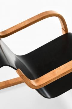 Alvar Aalto Pair of Easy Chairs in Molded Laminated Masurian Birch by Alvar Aalto 1940s - 4467643
