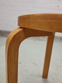 Alvar Aalto Rare Alvar Aalto 3 Legged Stool Model 60 in Original Formica Artek 1950s - 4138108