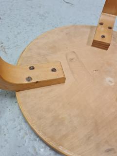 Alvar Aalto Rare Alvar Aalto 3 Legged Stool Model 60 in Original Formica Artek 1950s - 4138109