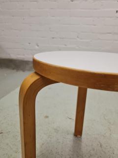 Alvar Aalto Rare Alvar Aalto 3 Legged Stool Model 60 in Original Formica Artek 1950s - 4138112