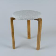 Alvar Aalto Rare Alvar Aalto Finger Joint Wartime Stool Model 60 Artek 1940s - 4183854
