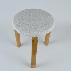 Alvar Aalto Rare Alvar Aalto Finger Joint Wartime Stool Model 60 Artek 1940s - 4183857