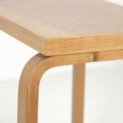 Alvar Aalto Rare Alvar Aalto Side Table Model 86 in Elm Artek 1940s - 4818604