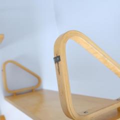 Alvar Aalto Rare Set of 4 Alvar Aalto Peg Wall Shelves Model 112 Artek 1930s 40s  - 4230882