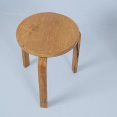 Alvar Aalto Set of 4 Alvar Aalto Stackable 3 Legged Stools Model 60 in Brich Artek 1930s - 4345510