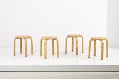 Alvar Aalto Set of 4 Early Alvar Aalto Stools Finland 1950s - 2414846