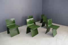 Alvar Aalto Set of 6 Chairs Late 30s Alvar Aalto Wooden Veneered Chairs - 1063146