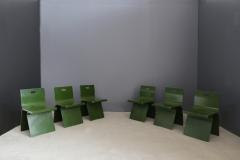 Alvar Aalto Set of 6 Chairs Late 30s Alvar Aalto Wooden Veneered Chairs - 1063153