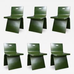 Alvar Aalto Set of 6 Chairs Late 30s Alvar Aalto Wooden Veneered Chairs - 1063189