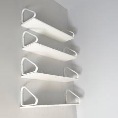 Alvar Aalto Set of Four Mid Century 112B Shelves by Alvar Aalto in White Birch Artek 1960s - 4561532