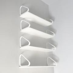 Alvar Aalto Set of Four Mid Century 112B Shelves by Alvar Aalto in White Birch Artek 1960s - 4561533