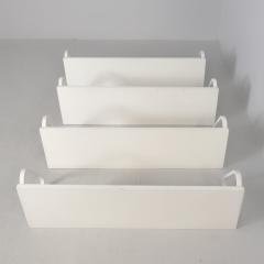 Alvar Aalto Set of Four Mid Century 112B Shelves by Alvar Aalto in White Birch Artek 1960s - 4561534