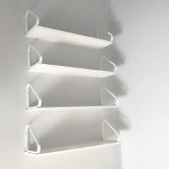 Alvar Aalto Set of Four Mid Century 112B Shelves by Alvar Aalto in White Birch Artek 1960s - 4561535