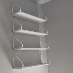 Alvar Aalto Set of Four Mid Century 112B Shelves by Alvar Aalto in White Birch Artek 1960s - 4561539