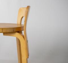 Alvar Aalto Set of Three Alvo Alto Bar Stools - 4586141