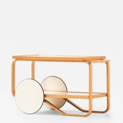 Alvar Aalto Trolley in Birch and Lacquer by Alvar Aalto 1936 - 4508633