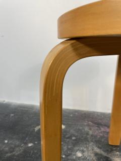 Alvar Aalto Vintage Alvar Aalto Stool Model 60 In Blue Laminate for Artek - 3650176