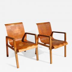 Alvar Aalto Vintage Pair Hallway 403 Chairs by Alvar Aalto - 2256914