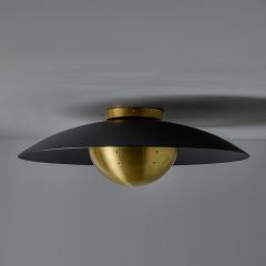 Alvaro Benitez Gabi Perforated Brass Dome Painted Metal Flush Mount by Alvaro Benitez - 4124810