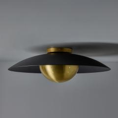 Alvaro Benitez Gabi Perforated Brass Dome Painted Metal Flush Mount by Alvaro Benitez - 4124814
