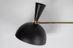 Alvaro Benitez Large Three Cone Lola II Chandelier in Black - 948607