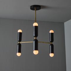 Alvaro Benitez Lulu 3 Arm Chandelier in Black Brass by Alvaro Benitez - 4124872