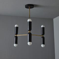Alvaro Benitez Lulu 3 Arm Chandelier in Black Brass by Alvaro Benitez - 4124873