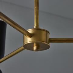Alvaro Benitez Lulu 3 Arm Chandelier in Black Brass by Alvaro Benitez - 4124877