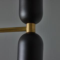 Alvaro Benitez Lulu 3 Arm Chandelier in Black Brass by Alvaro Benitez - 4124878