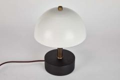 Alvaro Benitez Nena Table Lamp in White Metal and Wood by Alvaro Benitez - 1564705