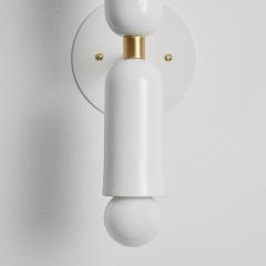 Alvaro Benitez Pair of Lulu Sconces in White Brass by Alvaro Benitez - 2753913