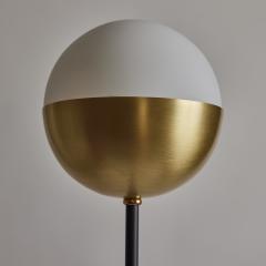 Alvaro Benitez Petite KOKO Floor Lamp in Opaline Glass Brass by Alvaro Benitez - 3668750