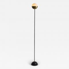 Alvaro Benitez Petite KOKO Floor Lamp in Opaline Glass Brass by Alvaro Benitez - 3671303