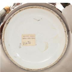 Alvino Bagni Alvino Bagni Star Vase Ceramic Metallic Silver Chrome Gold Signed - 2744030