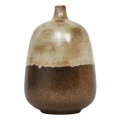 Alvino Bagni Alvino Bagni for Raymor Vase Ceramic Brown Beige Earth Tones Signed - 2829166