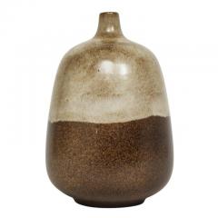 Alvino Bagni Alvino Bagni for Raymor Vase Ceramic Brown Beige Earth Tones Signed - 2829169