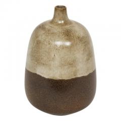 Alvino Bagni Alvino Bagni for Raymor Vase Ceramic Brown Beige Earth Tones Signed - 2829171