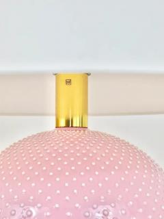 Alvino Bagni Ros Pastel Polka Dot Sphere Table Lamp Ceramic Brass Studio Paf Milano 1970 - 4058163