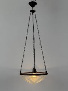 Amazing Art Deco Design Chandelier or Pendant Lamp Germany 1970s - 4757262