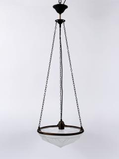 Amazing Art Deco Design Chandelier or Pendant Lamp Germany 1970s - 4757264