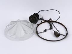 Amazing Art Deco Design Chandelier or Pendant Lamp Germany 1970s - 4757267