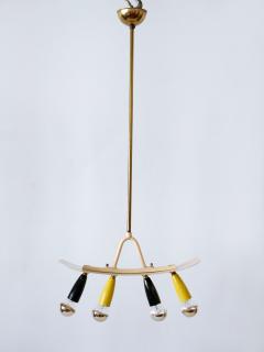 Amazing Exceptional Mid Century Modern Sputnik Pendant Lamp Germany 1950s - 3354328